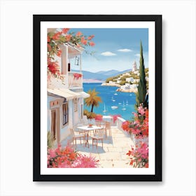 Bodrum Turkey 5 Illustration Poster