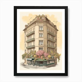 House Of Flowers San Francisco 4 Art Print