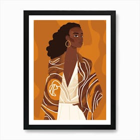 Afro-American Woman 60 Art Print