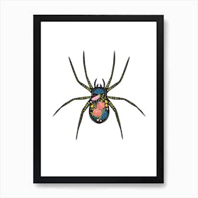 Floral Spider 2 Art Print