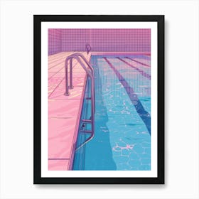 Swimming Pool 3 Art Print