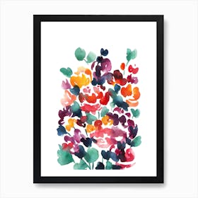Dream Of Spring Abstract Floral 7 Art Print