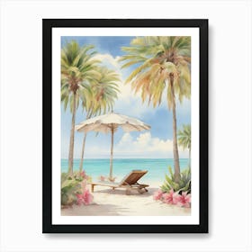 Cayo Santa Maria Cuba Soft Colors Tropical Destination 0 Art Print