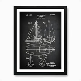 Sail Boat Patent Print Sailboat Patent Sailing Boat Art Sailing Ship Decor Sail Boat Print Sail Boat Art Patent Print Vb5261 Art Print