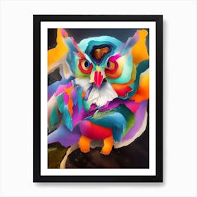 spectra-owl ai Art Print