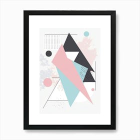 Abstract Geometric Print Art Print