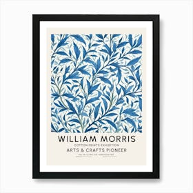 William Morris Style Art Exhibition Willow Bough Póster