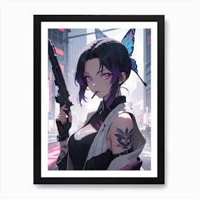 Demon Slayer Shinobu Kocho (53) Art Print