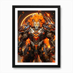 Lion Art Art Print