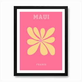 Maui France 1 Art Print