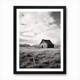 Montana, Black And White Analogue Photograph 2 Art Print