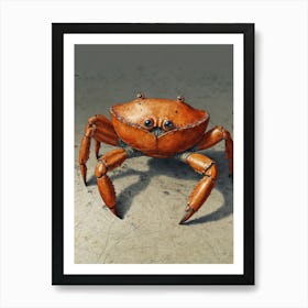 Crab! Art Print