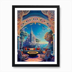 Psychedelic Painting Art Print