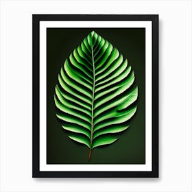 Sequoia Leaf Vibrant Inspired Art Print