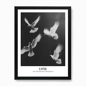 Taylor Swift Loml Ttpd Swifie Merch Black And White Art Print