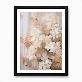 Boho Dried Flowers Bougainvillea 2 Art Print