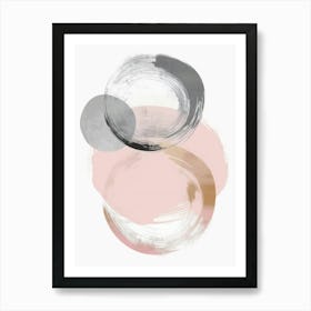 Abstract Circles 45 Art Print