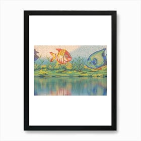Fishes In The Water Art Print