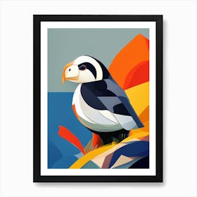 Puffin Pop Matisse Bird Art Print