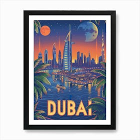 Dubai Skyline Poster