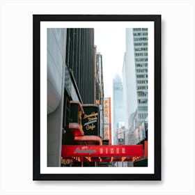 Brooklyn Diner Cafe New York Art Print