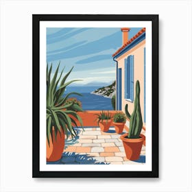 House On The Beach 12 Art Print