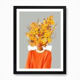 I Saw You Flower In The Reflection Of My Soul Art Print