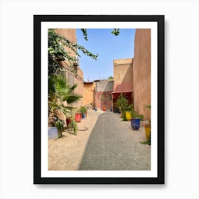 Alleyway In Morocco Art Print