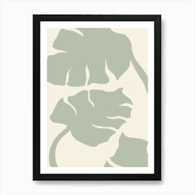 Green Leaf Art Poster_2456421 Art Print