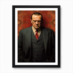 Gangster Art Frank Costello The Departed 2 Art Print
