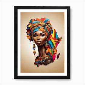 African Woman Art Print