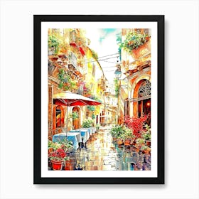 Roma Travel Italy Art Print