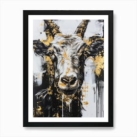 Goat Head 4 Art Print