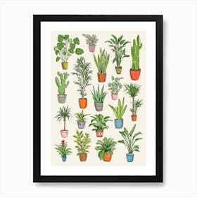 House Plants Art Print