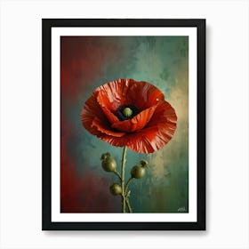 Poppy 1 Art Print