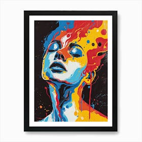 Fire and Ice, Pop Art Art Print