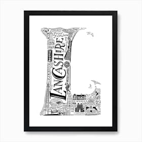 Lancashire Art Print