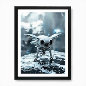 Drone On Ice Art Print