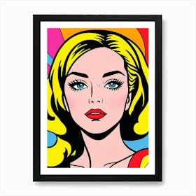 Retro Comic Style Pop Art Art Print