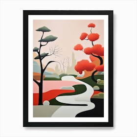 Garden Abstract Minimalist 7 Art Print