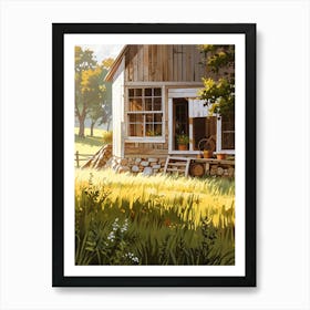 Barn In The Country Art Print