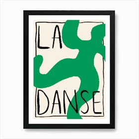 La Danse Green Art Print