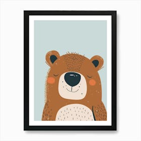 Bear Illustration 1 Art Print