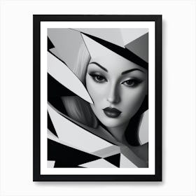 Abstract Woman 8 Art Print