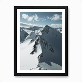 Glacier In Austria Art Print