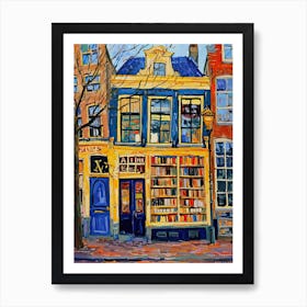 Amsterdam Book Nook Bookshop 3 Art Print