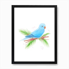 Blue Bird Art Print