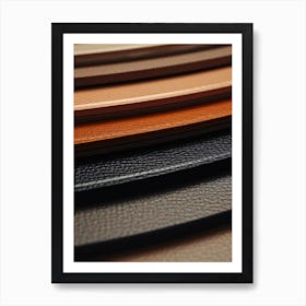 Leather Belts Art Print