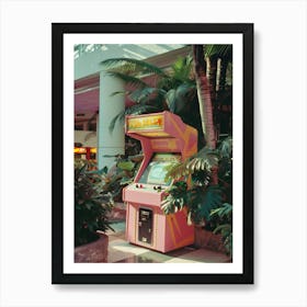 Retro Arcade Machine Art Print