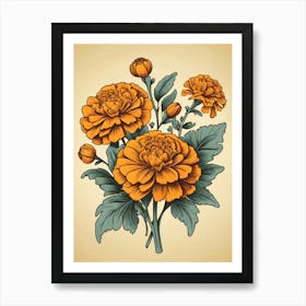 Carnations 4 Art Print